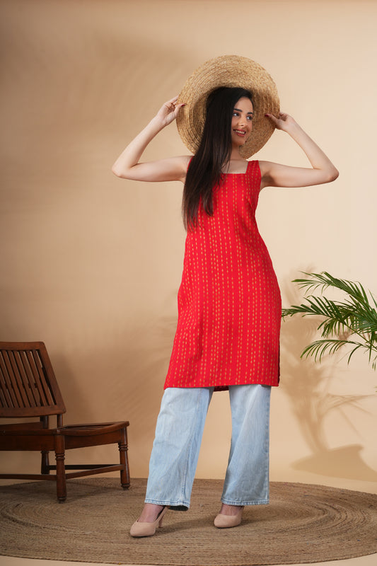 Pink Vani Short Kurti