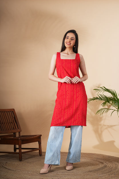 Pink Vani Short Kurti