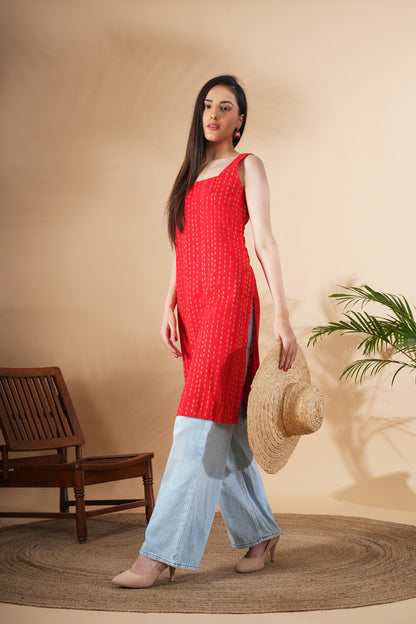 Pink Vani Short Kurti