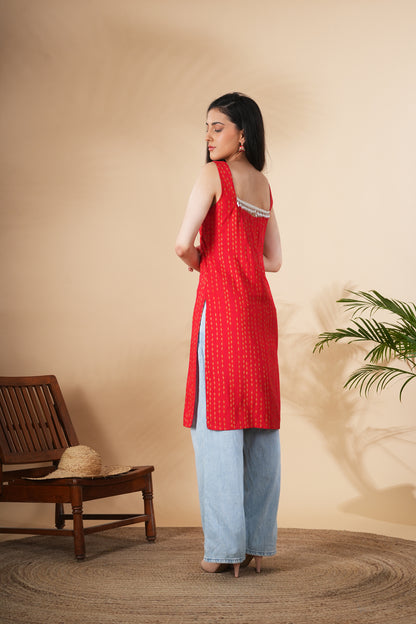 Pink Vani Short Kurti